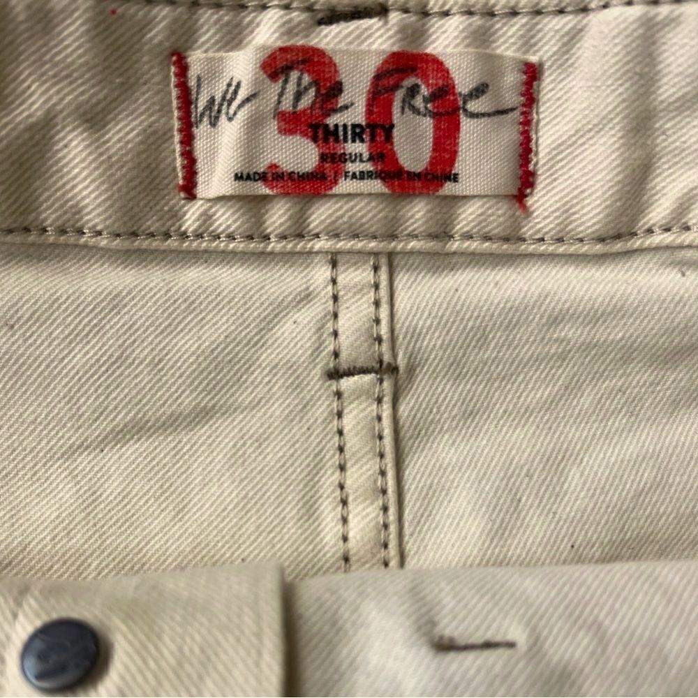 We The Free By Free People High Rise Women’s Cream Bridgette Shorts - Picture 9 of 11